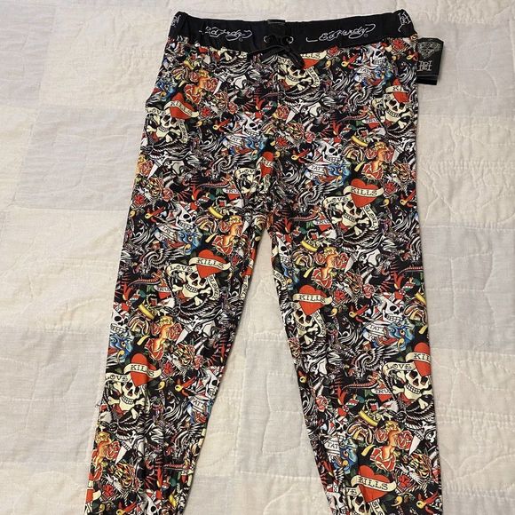 Ed Hardy Men's Sleepwear, Lounge or joggers, with Skulls "Love Kills Slowly"